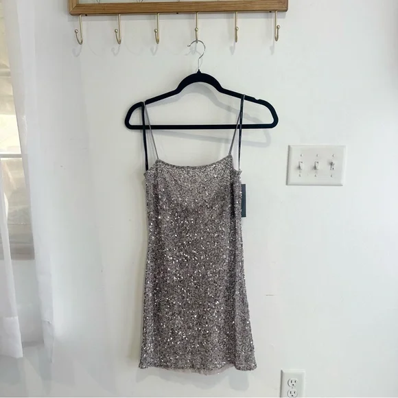 NEW Retrofete Sheila Sequin Mini Dress NWT Revolve - Picture 2 of 6